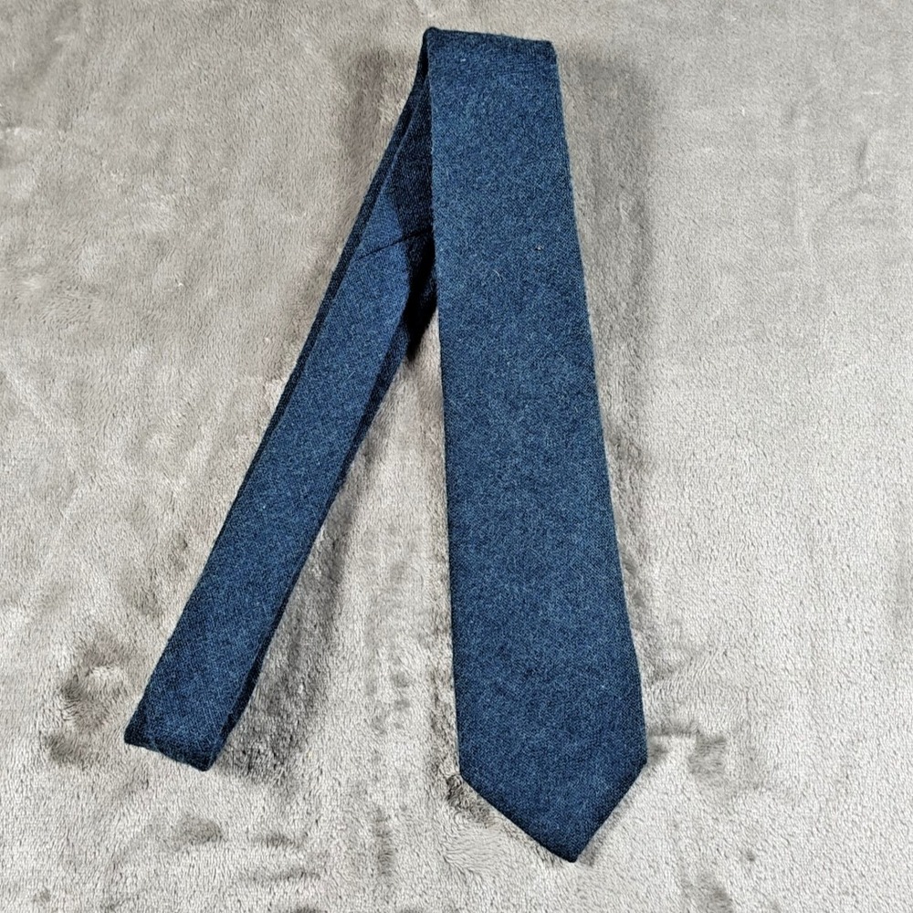 Vintage Marquis Tie Mens Wool Blend 60s 70s Mad Men Old Money Shillito Rikes New